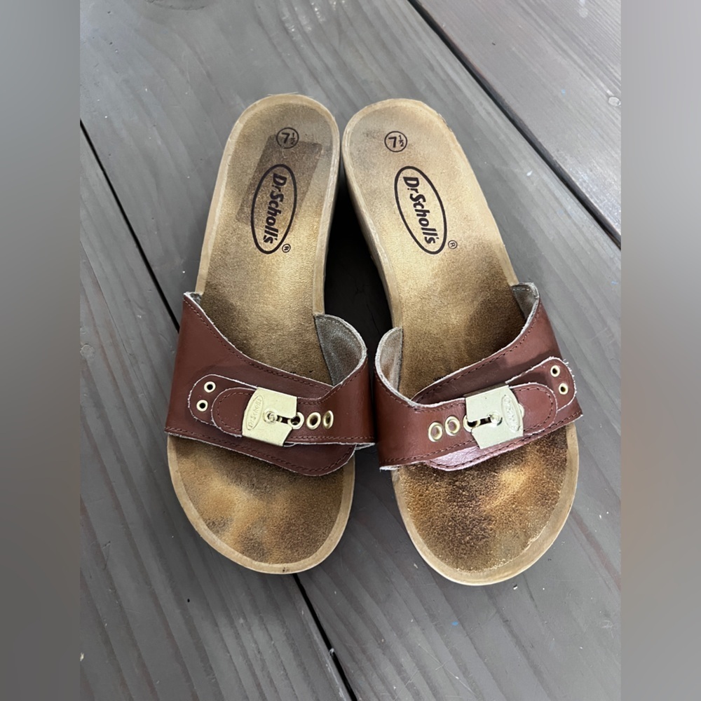 Dr. Scholl’s Sandal in Tan Sz 7.5 - Picture 10 of 11